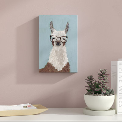 «Llama Specs I», peinture sur toile