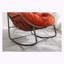 Chaise berçante d'extérieur en acier Alvan-604352853