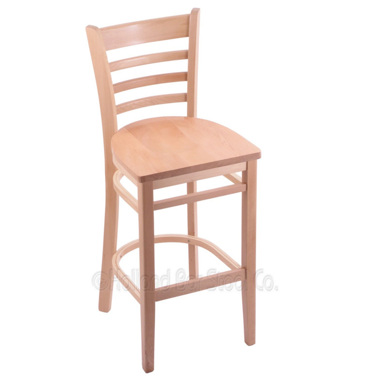 25" Bar Stool, Dark Cherry, Bar Stool (25” Seat Height)