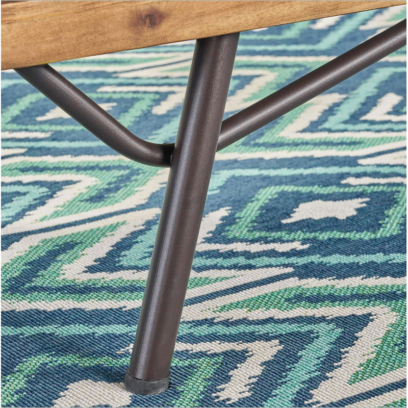 Causeuse d'extérieur avec table basse Canoga