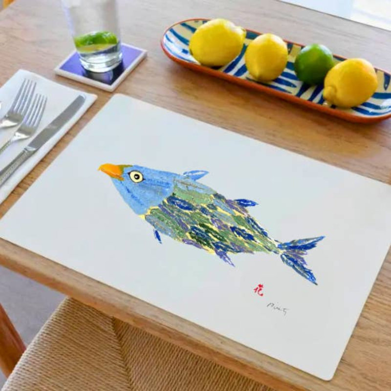 Napperon Birdfish | Décoration de table inspirée de l'océan