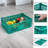 Collapsible Storage Bin Containe, 52 Liter Foldable Milk Crate, Stackable Heavy Duty Plastic Storage Crate with Handle, Folding Transit Storages for Home Office Farm Garage Toy Storage-838454671