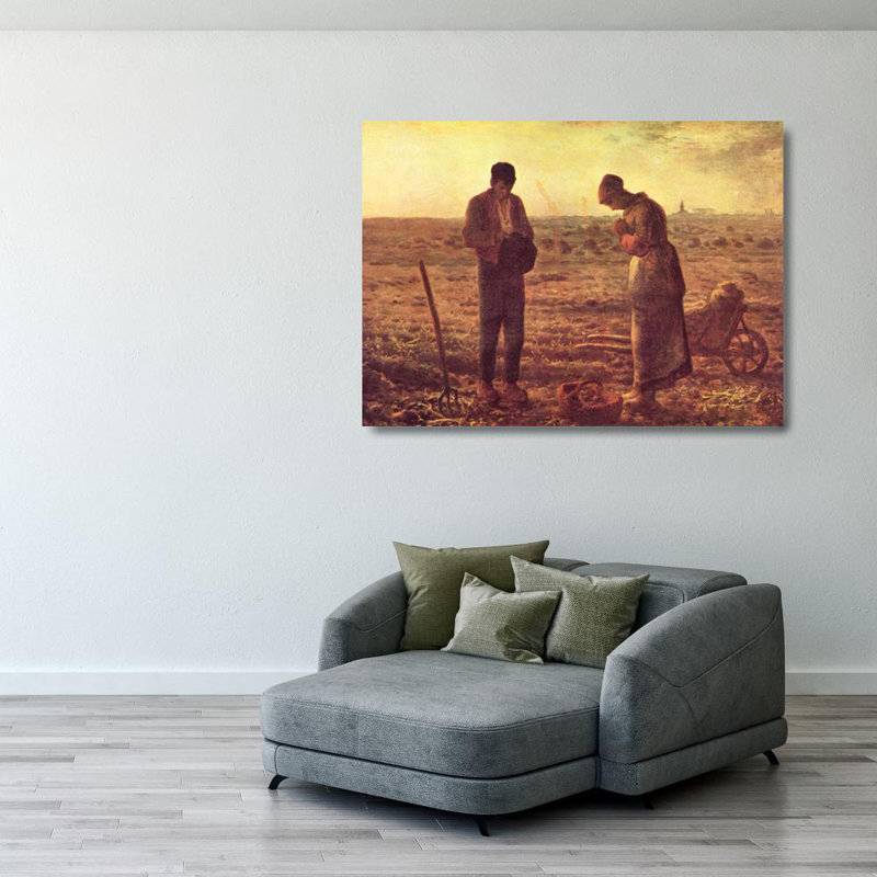 The Angelus, c.1859, 28" H x 39" W