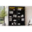 Modern 5 Bookcase With Led , Solid Wood, , Adjustable Shelves, Black For Eraser Storage Home Office Suite, Wood Frame, Board, Pen