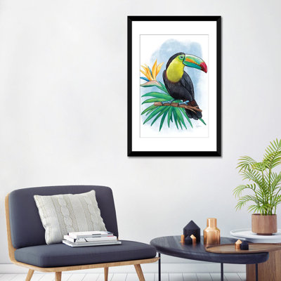 «Tropical Flair IV» par Mary Urban, reproduction sur toile tendue