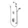 Commercial Pressure Balanced Complete Shower System with Posi-Temp®