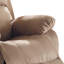 Fauteuil inclinable brun avec accoudoirs coussinés