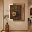 Feng shui antique vert avec des peintures murales lumineuses-856321654