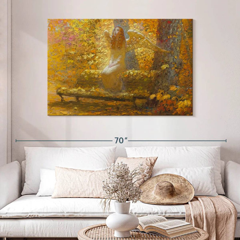 Ange d'automne Leisha, H 32 po x l 48 po