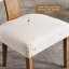 Linen Upholstered Dining Chairs With Wooden Frame For Dining Room -117197881