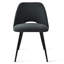 Fabric Upholstered Dining Chair with Open Back-1424462138