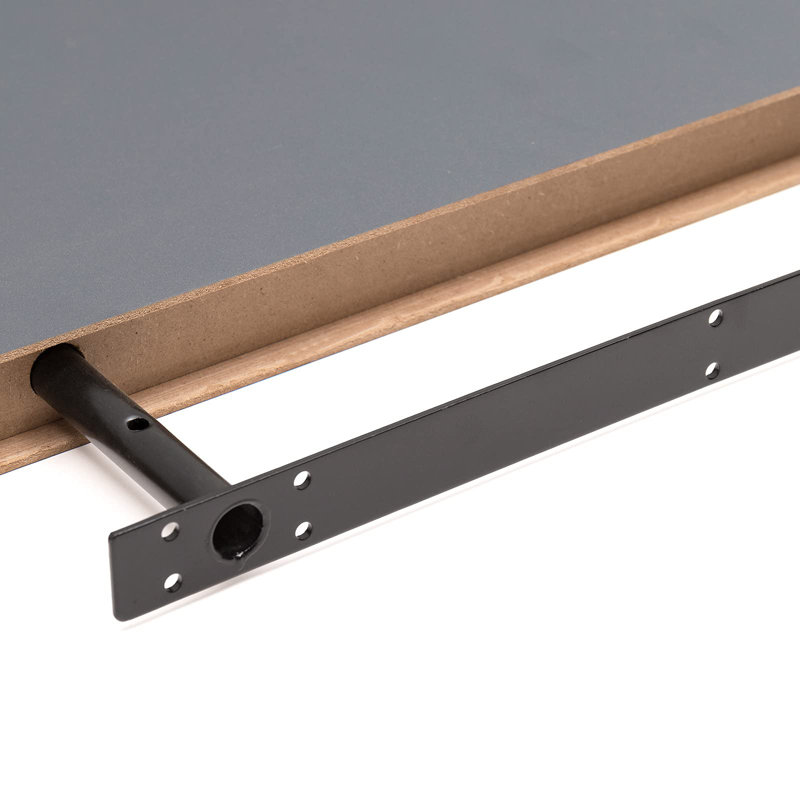 Gav 4 Piece Floating Shelf, Grey, 3.8cm H x 60cm W x 22.9cm D