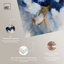 «Eclipse of Gold and Blue», art mural bleu par Art Remedy-117319174-117319178-117533055