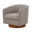 Chaise pivotante en tissu Miramar Mist-330437008