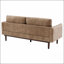 Canapé de style moderne avec causeuse spacieuse et coussins en mousse confortables pour la détente dans le salon-80451223