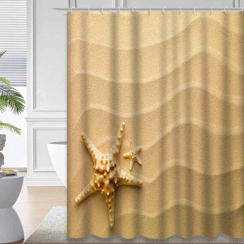 Étoile de mer sur la plage de sable avec 12 crochets, L 72 po x l 72 po