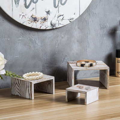 Rustic Solid Wood Jewellery Stand