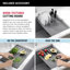 Évier de cuisine en granite DELTA de 29 po avec comptoir WorkFlow ™ DELTA Everest ™-68728771