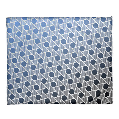 Jeté en molleton hexagones et triangles Katelyn Elizabeth