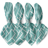 Caleb-Jay Polyester Geometric Square Napkin