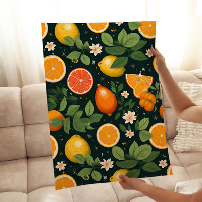 «Food and Kitchen Fruits II», reproduction d'art moderne sans cadre