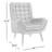 Suggest Button Tufted Upholstered Velvet Lounge Chair-995492238