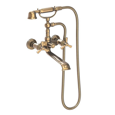 Miro Wall Mount Exposed Tub & Hand Shower Set