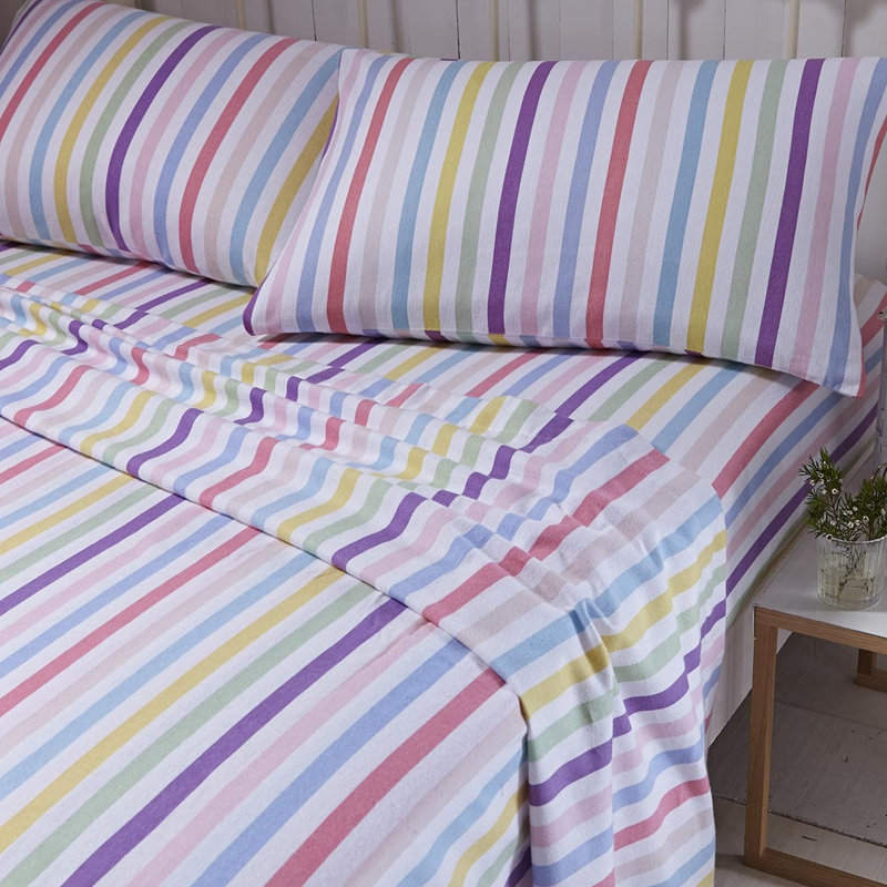 100% Cotton Sheet Set, Single, Multi