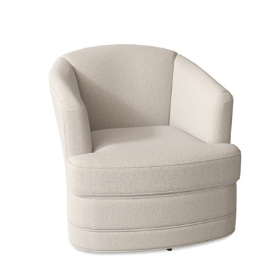 Magdaline Greyson 29" Wide Swivel Barrel Chair