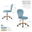 Bohon Velvet Task Chair-1462871303