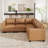 Abramson L-shaped Faux Leather Sectional Sofa