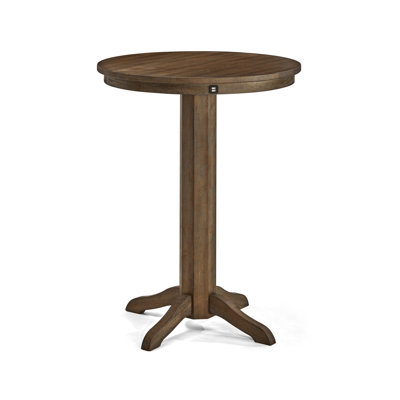 Round with Solid Wood Base Dining Table