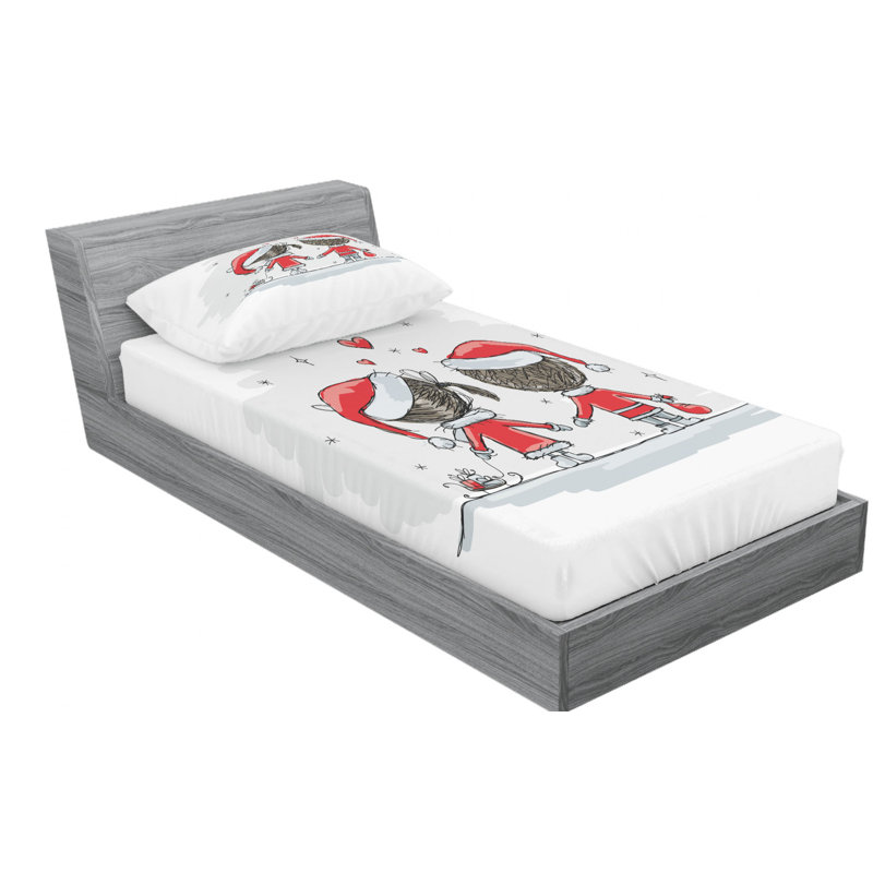 Microfiber Sheet Set, Twin XL Sheet Set + Fitted Sheet + 1 Pillowcase