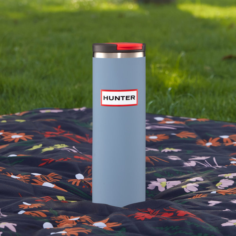 Hunter Travel Tumbler Stainless Steel 16 oz, Blue/Grey