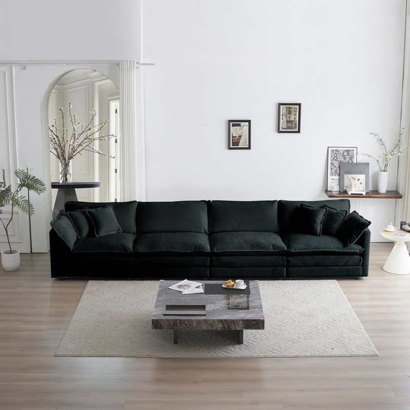 Chenille Modular Sectional Sofa