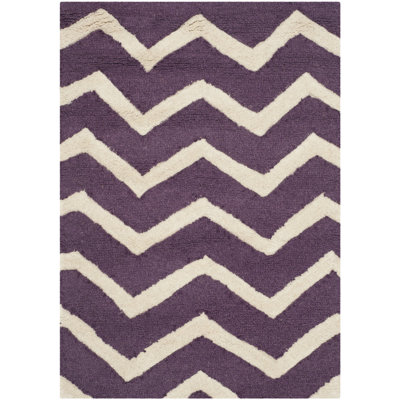 Tapis en laine touffeté à la main Sanyla