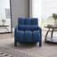 Modern Linen Accent Chair with Comfort Pillow