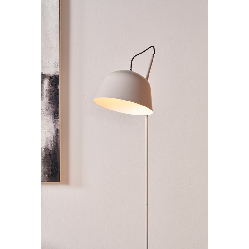 Taleya 170cm Matte Task Floor Lamp, Grey