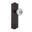 Plaque Meadows avec bouton de porte en cristal-2074738774-2074738763