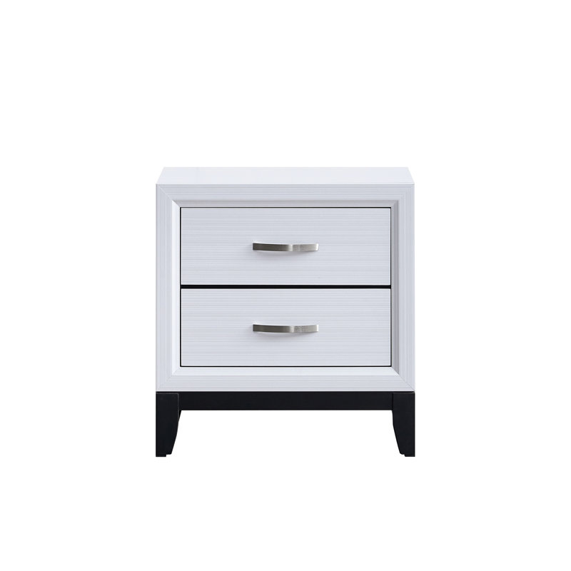 Table de chevet contemporaine, White
