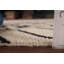 Tapis ivoire en laine All-Over Trellis