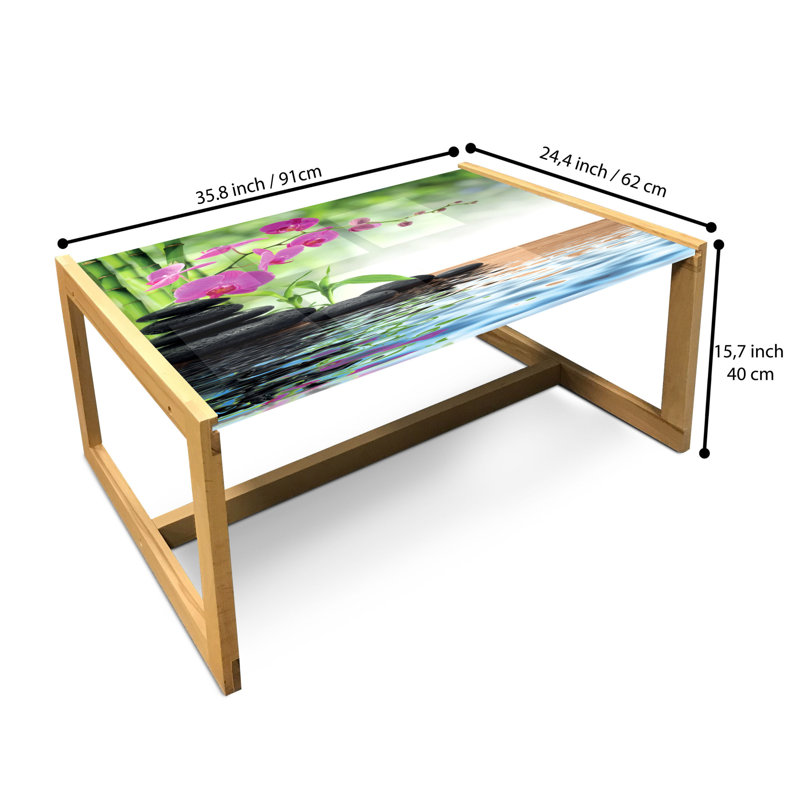 Jakela Sled Coffee Table, 90cm H x 62cm W x 40cm D