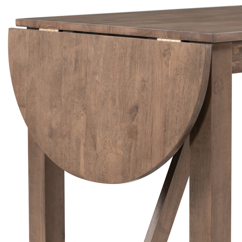 Ensemble de table de salle à manger à hauteur de comptoir 3 pièces avec 2 chaises rembourrées