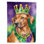 Drapeau de maison Mardi Gras en polyester H 40 po x l 28 po 