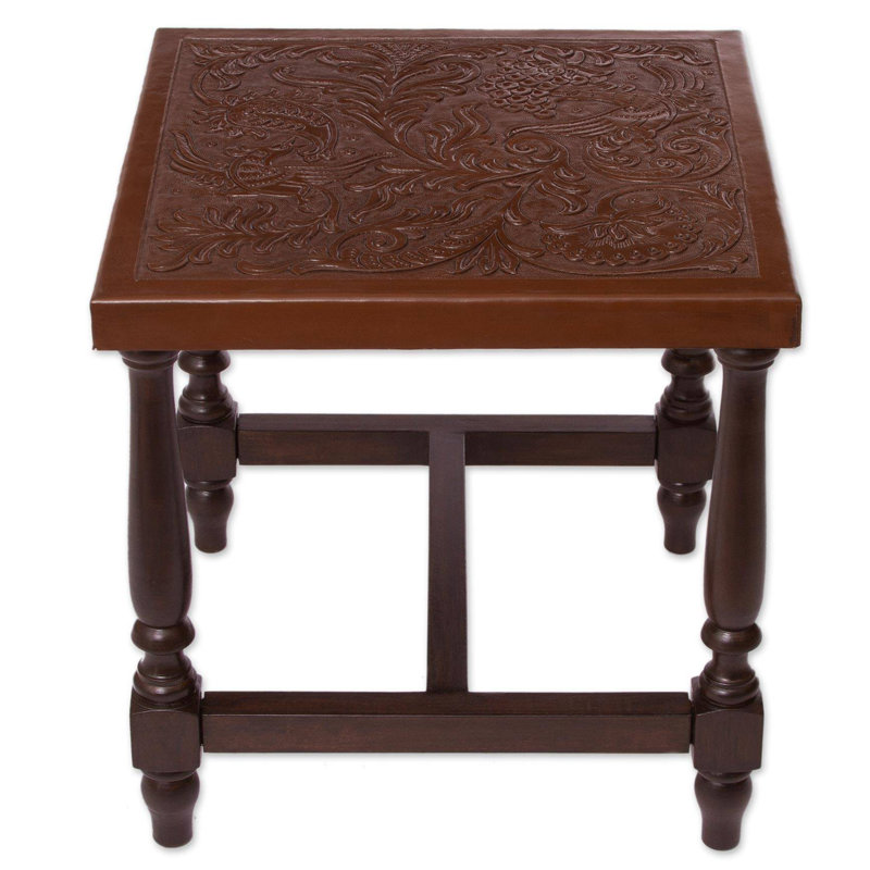 Kealan Solid Wood End Table
