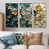 Toile naturelle avec cadre flottant