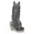 Sitting Wolf Statue