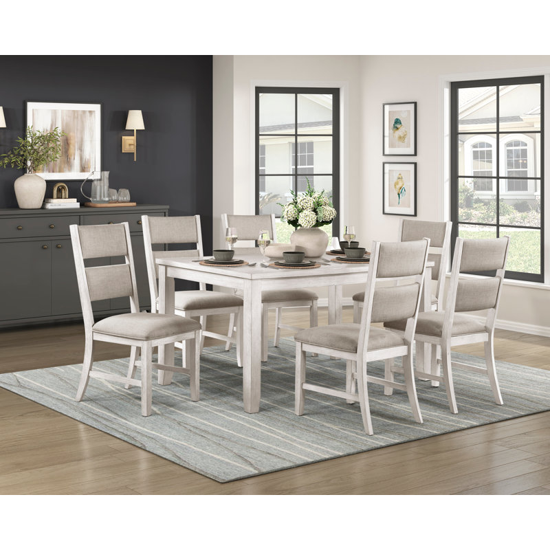 6 - Person Dining Set, Counter Stool (25.5” Seat Height)