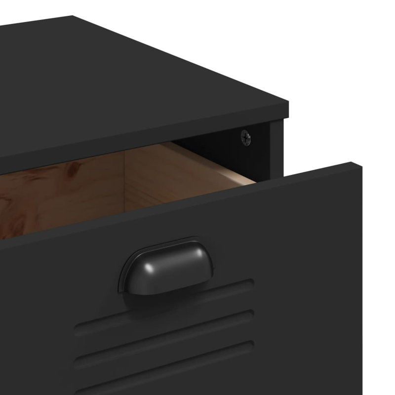 Aleemah Display Cabinet, Black