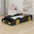 Race Car-Shaped Platform Bed With Wheels And Storage-1580804624-1580804627